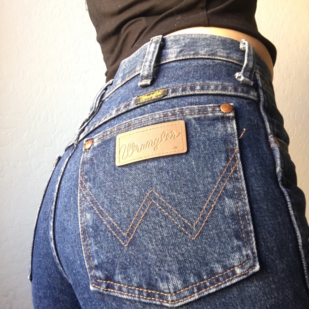 Wrangler boot cut jeans!